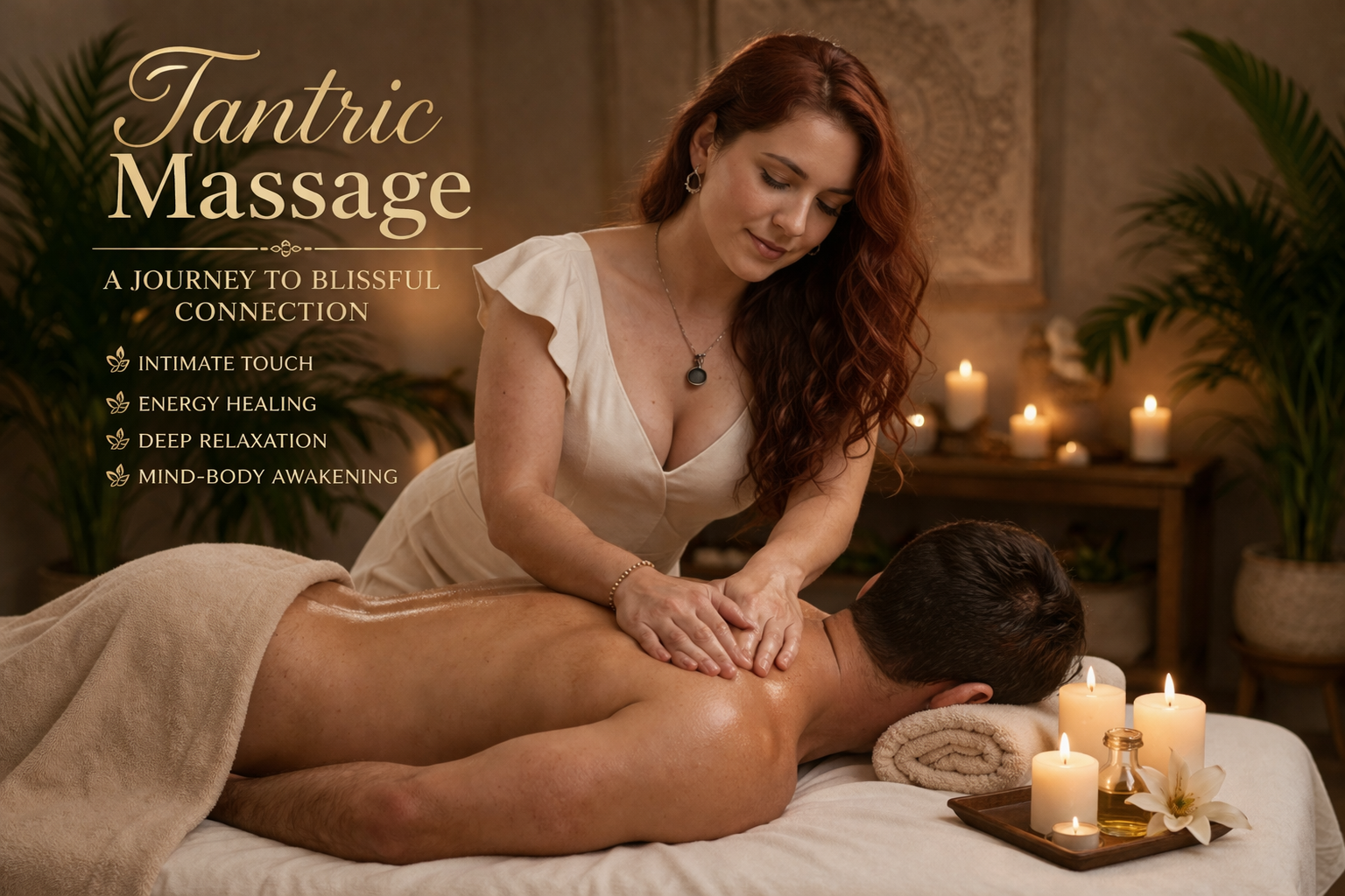 Masajes tántricos San José — in-hotel mobile service